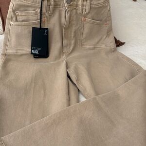 PAIGE Classic Beige Denim Pants